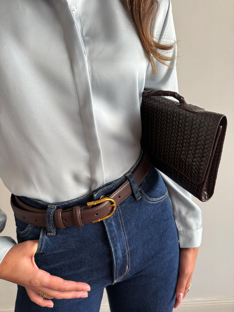Light blue Perla Button-Down Shirt