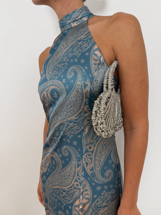 Light Blue Paisley Pari Dress