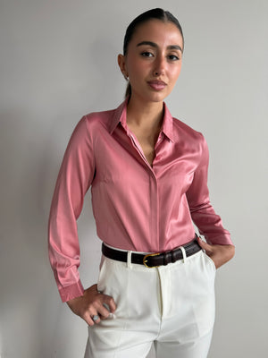 Pink Perla Button-Down Shirt