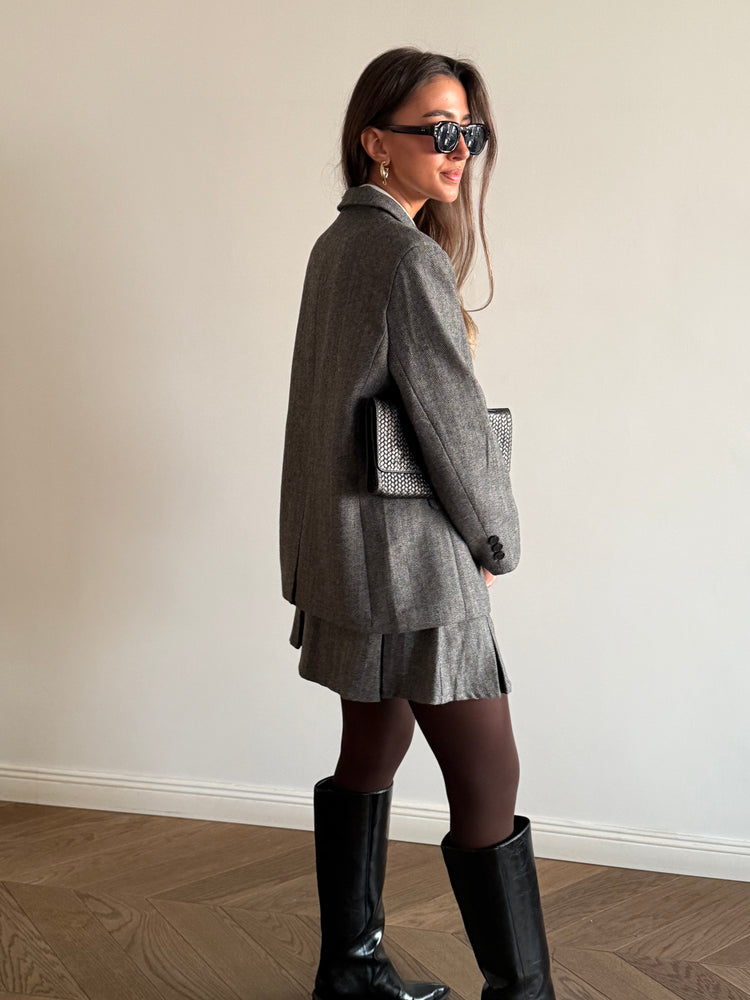 Black Josie Skirt Suit