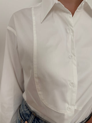 White Button-Down Shirt Belle