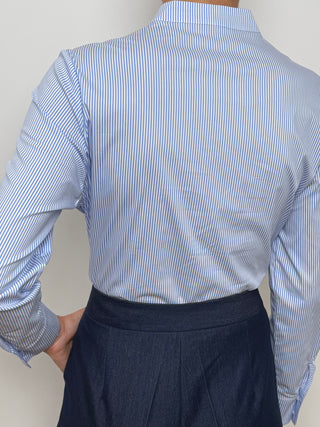 Light Blue Striped Shirt