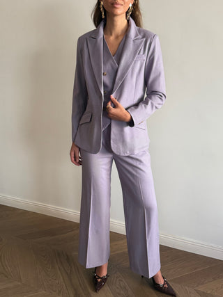 Purple Three-Piece Suit