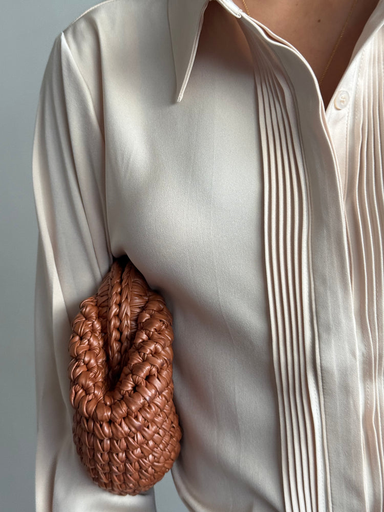 Zadik Beige Button-Down Shirt