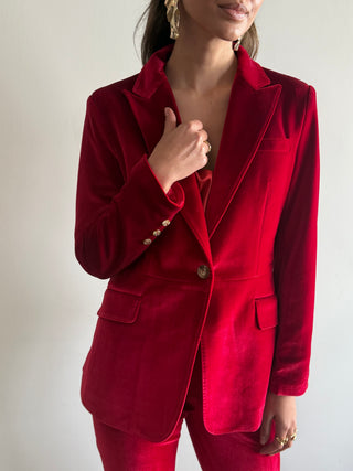 Red Velvet Suit