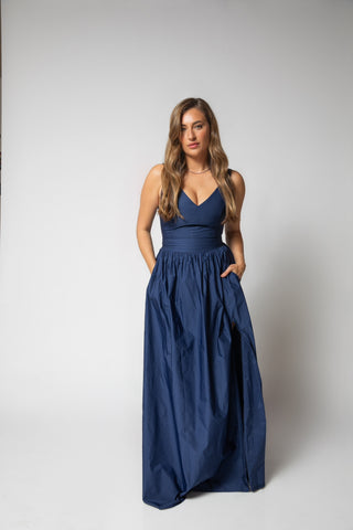 Eli Navy Dress