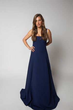 Ingrid Navy Dress