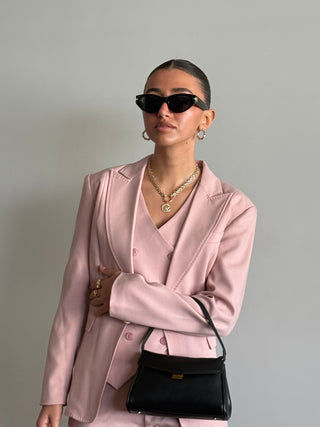 Pink Three-Piece Suit