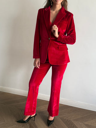 Red Velvet Suit