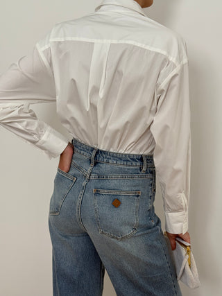 White Button-Down Shirt Belle