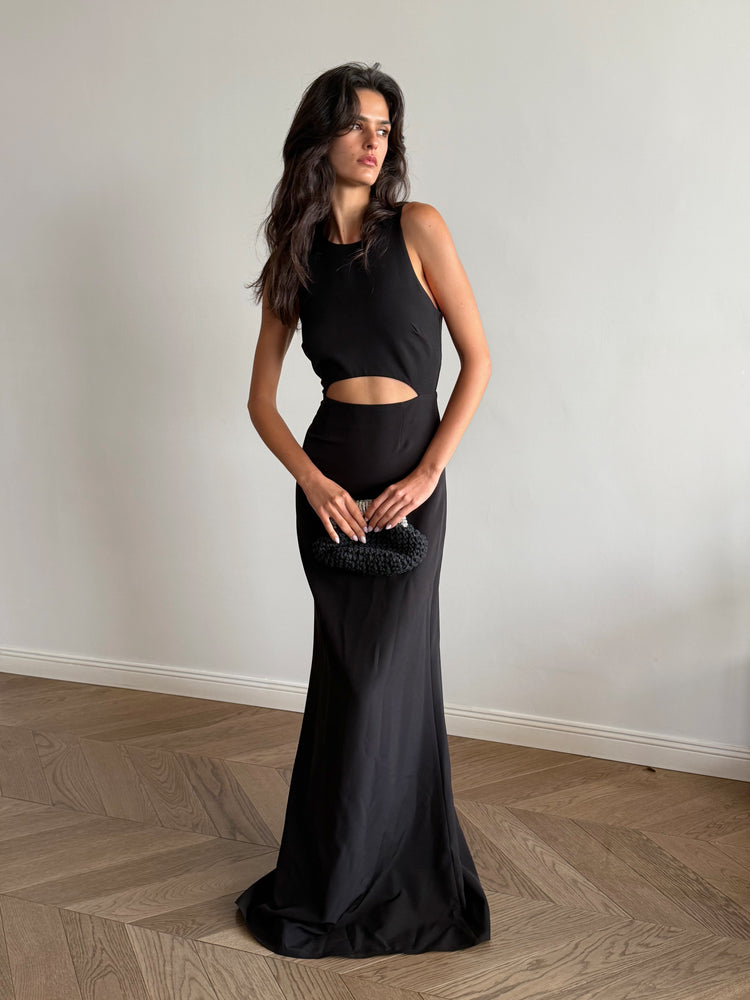 Black Valencia dress