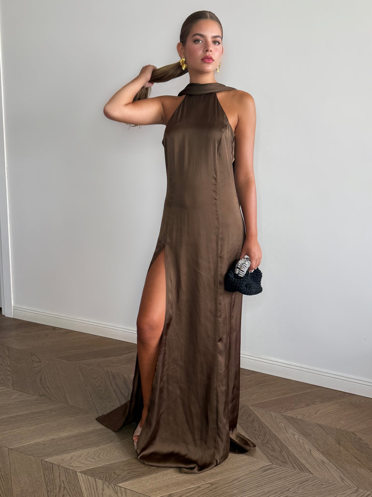 Brown Pee-pee Dress