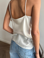 White Lin tank top