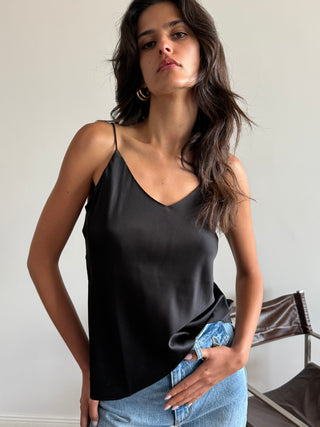 Black Lin tank top