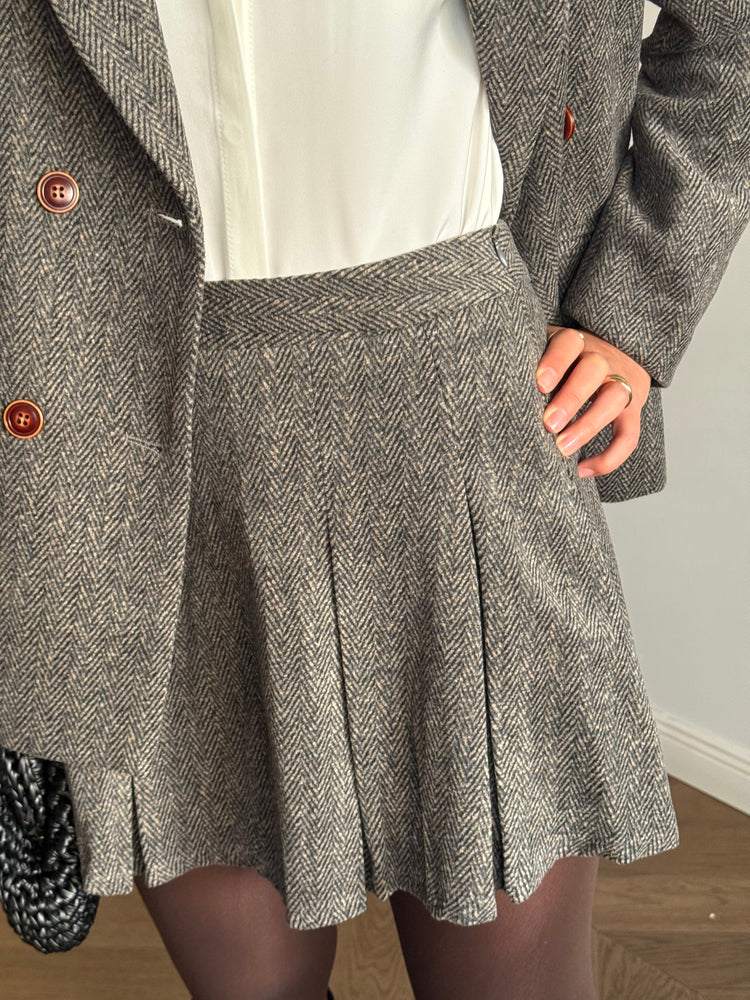 Brown Josie Skirt Suit