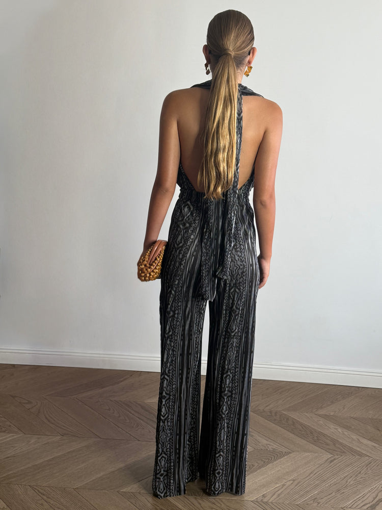 Black jungle sissy overalls