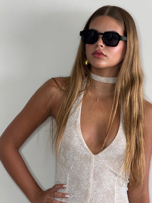 Luxe white overalls