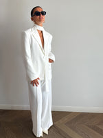 White Pinchy Bloom Suit