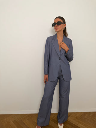 Blue Lao Suit