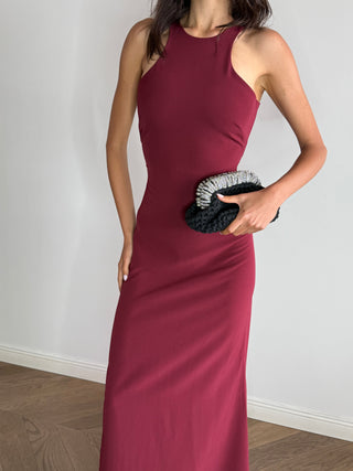 Kate Burgundy Maxi Dress