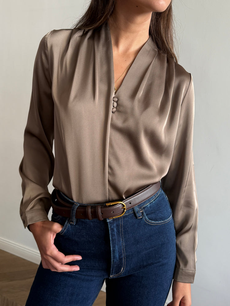 Bronze Semyonov button-down shirt
