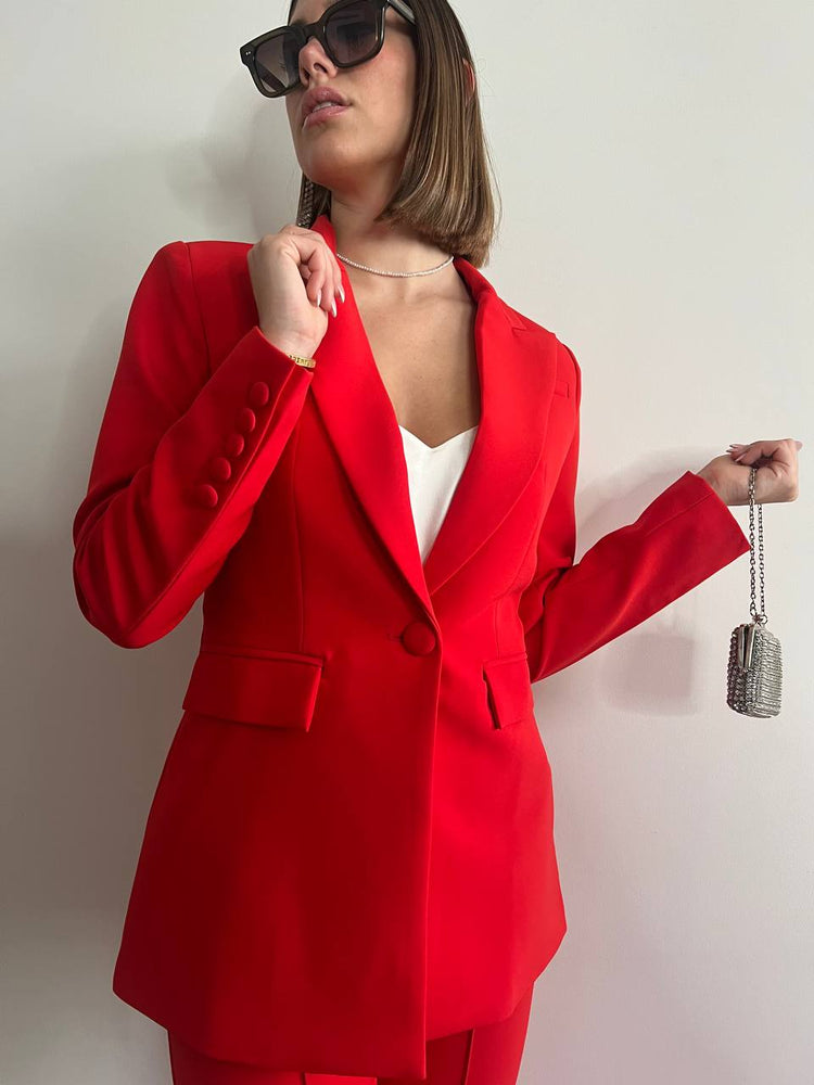 Red portado suit