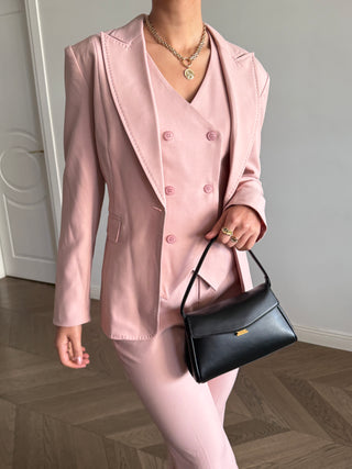 Pink Three-Piece Suit