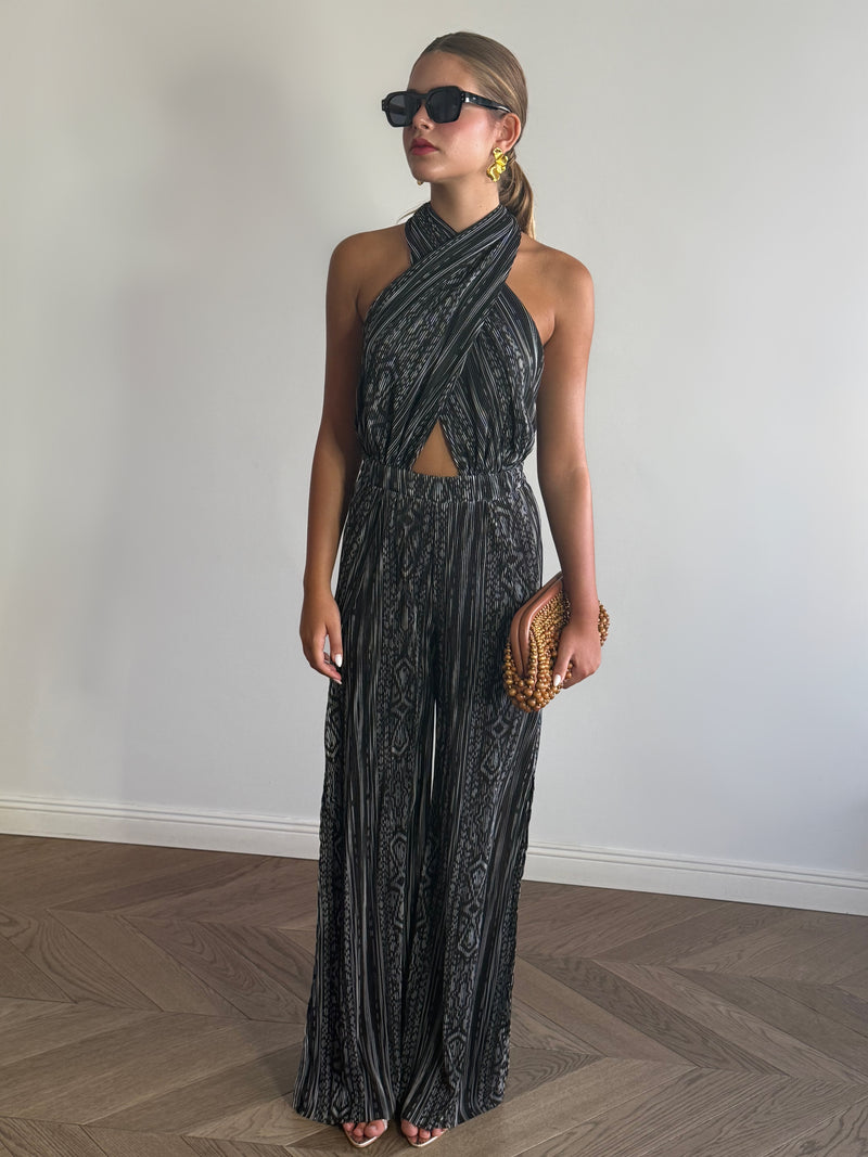 Black Jungle Sissy Jumpsuit