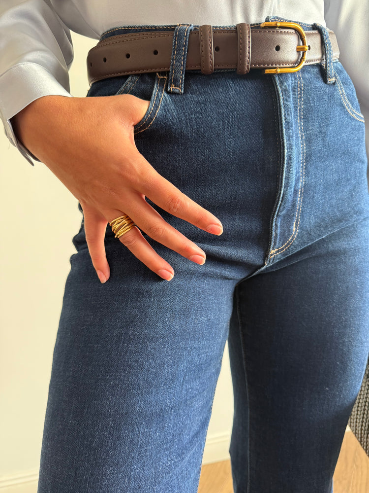 Rollas Jeans Pedalfon Dark Blue