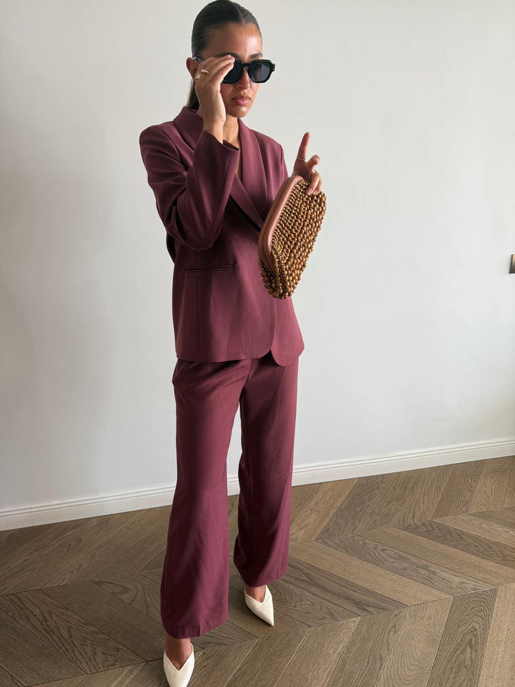 Burgundy Suit