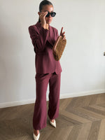 Burgundy Suit