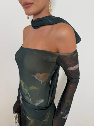 Jungle green overalls