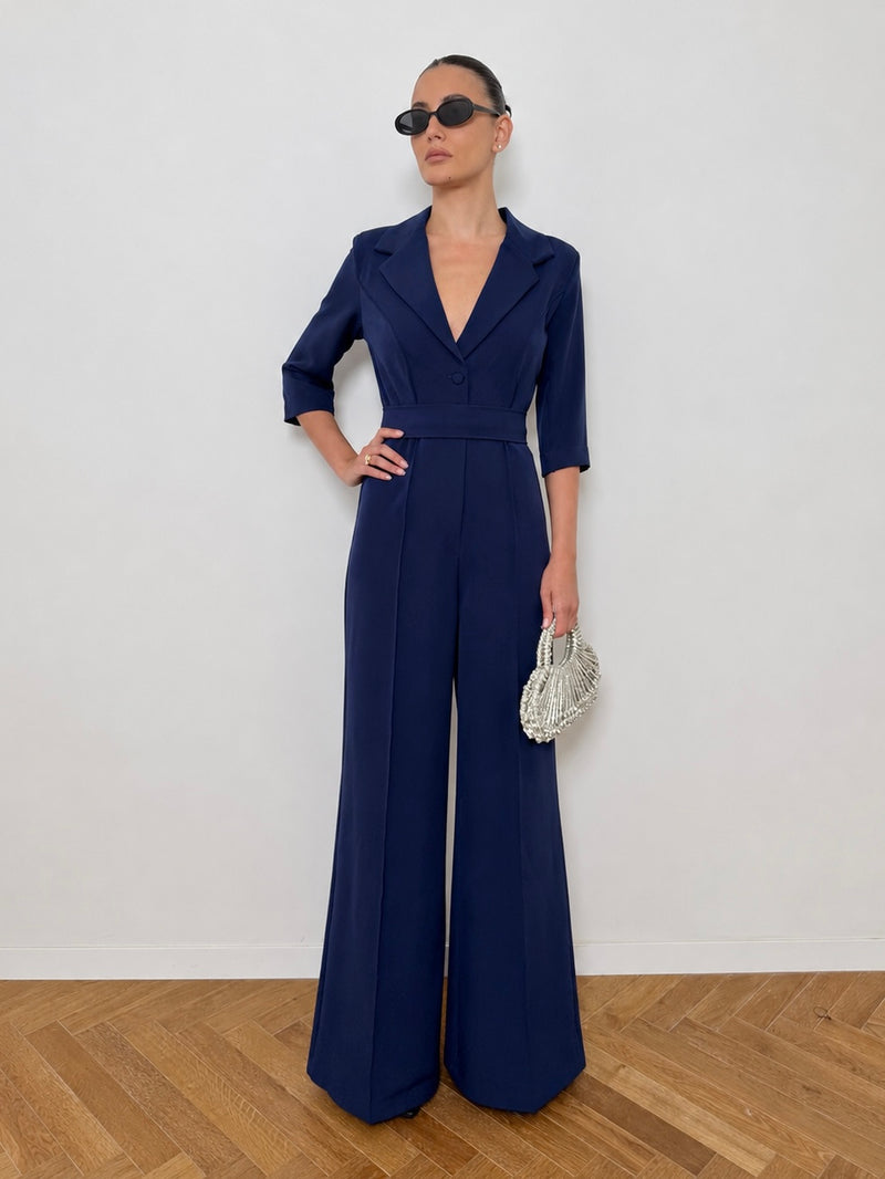 Clarins Navy Jumpsuit