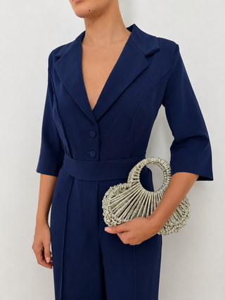 Clarins Navy Jumpsuit