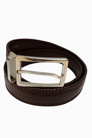 Brown Crocodile Belt