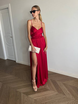 Red Francesca dress