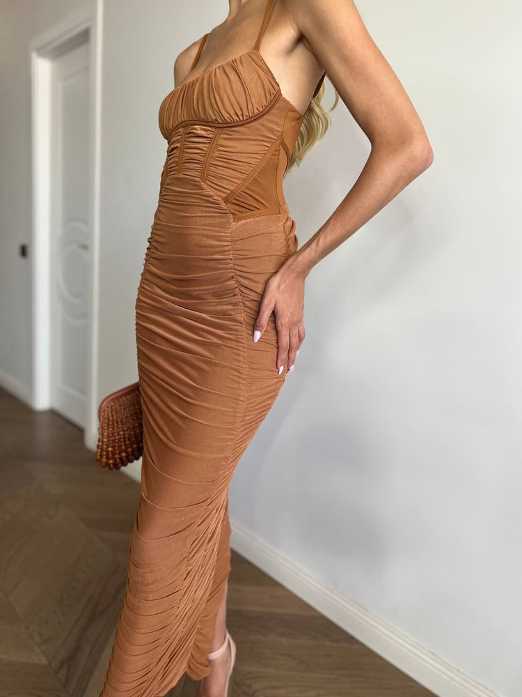 Brown Kelly dress