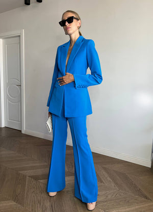 Royal blue portado suit
