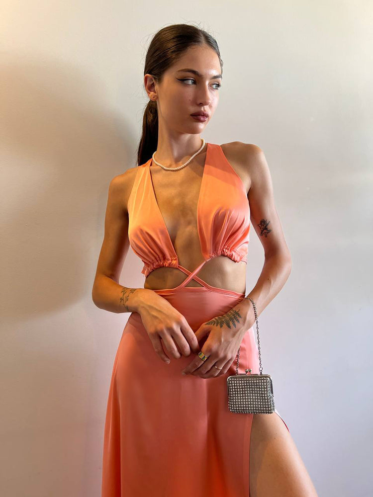 Melissa Orange Dress