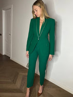 Green Gabbana suit