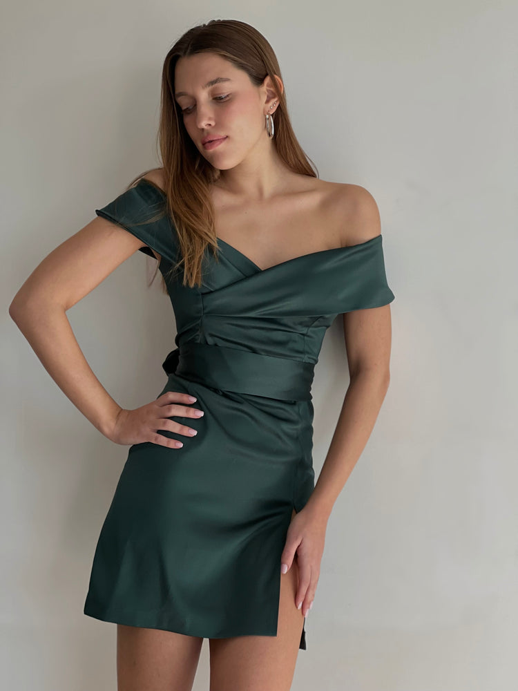 Blair mini green dress