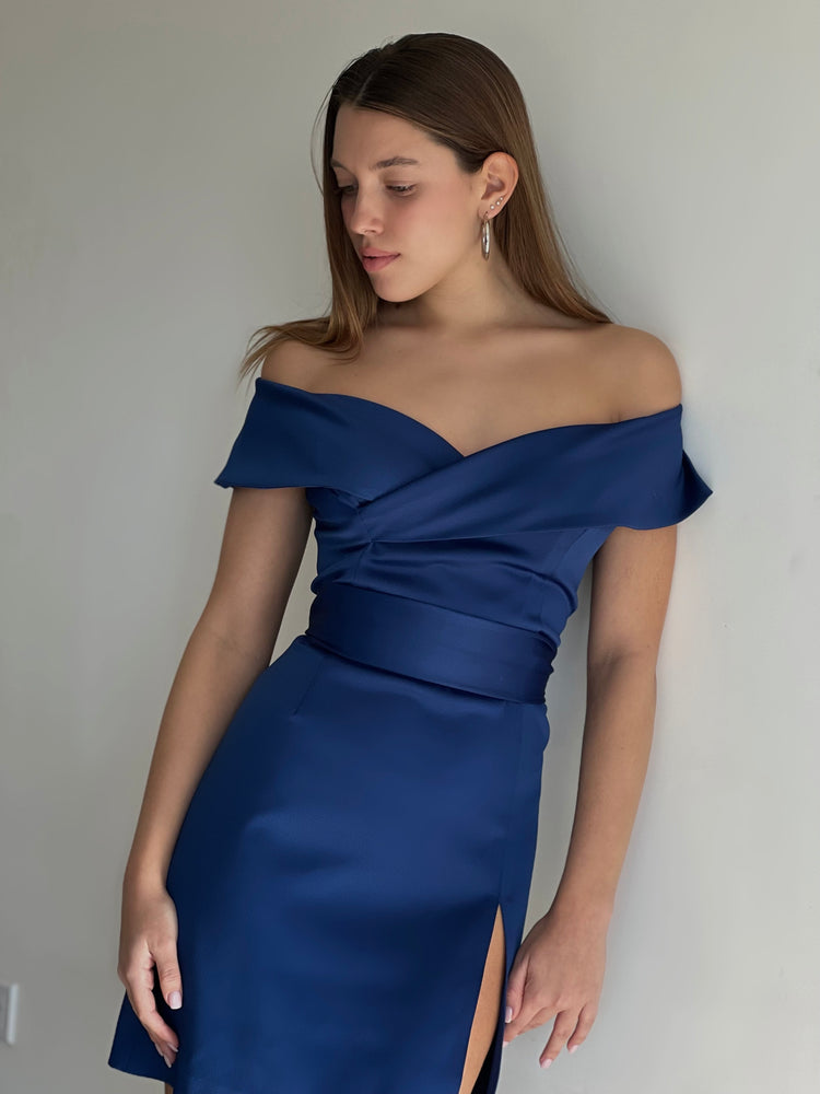 Blair blue mini dress
