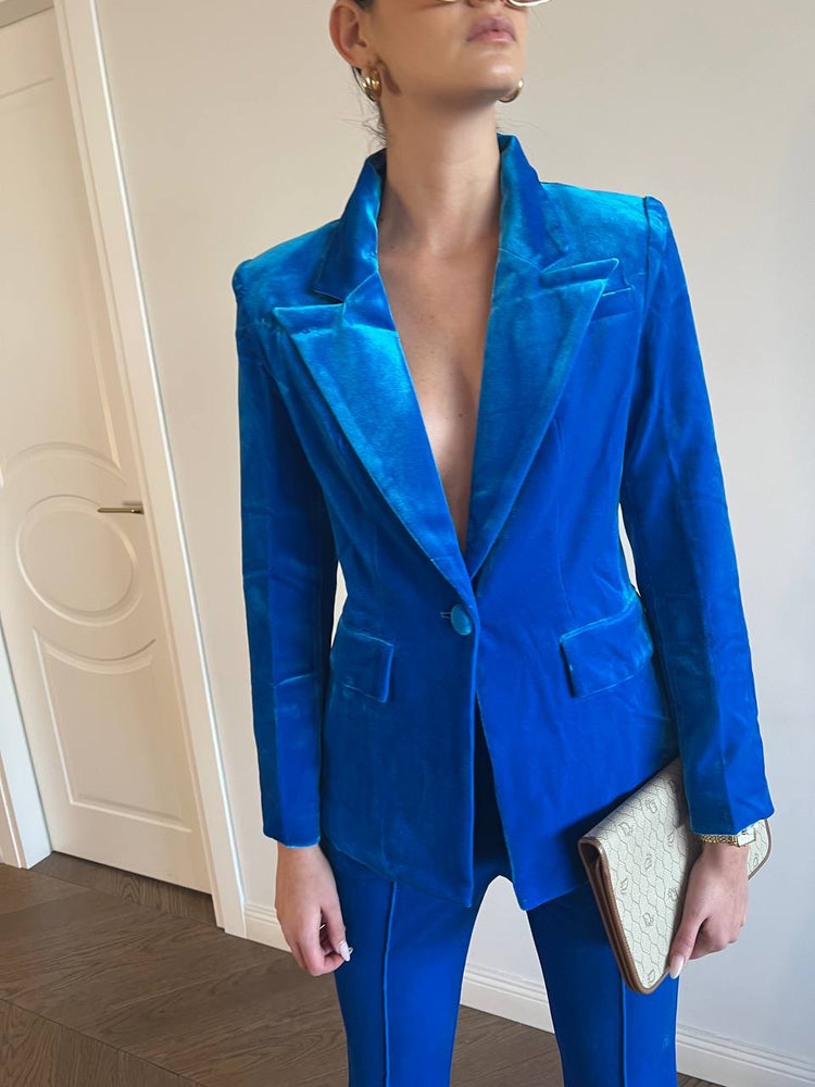 Blue sienna suit