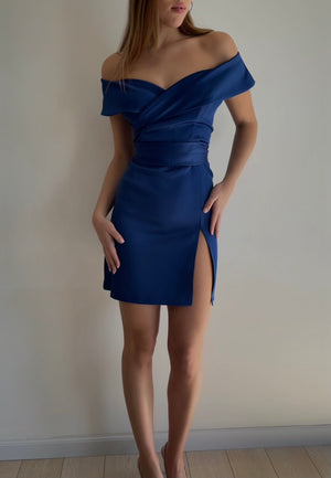 Blair blue mini dress