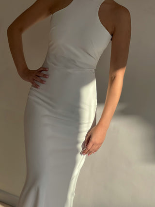 Kate White Maxi Dress