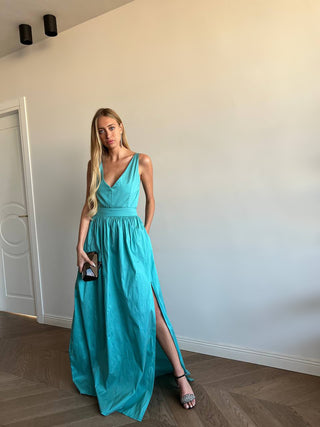 Eli Turquoise Dress