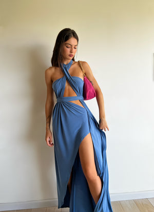 Pareo Light Blue Maxi